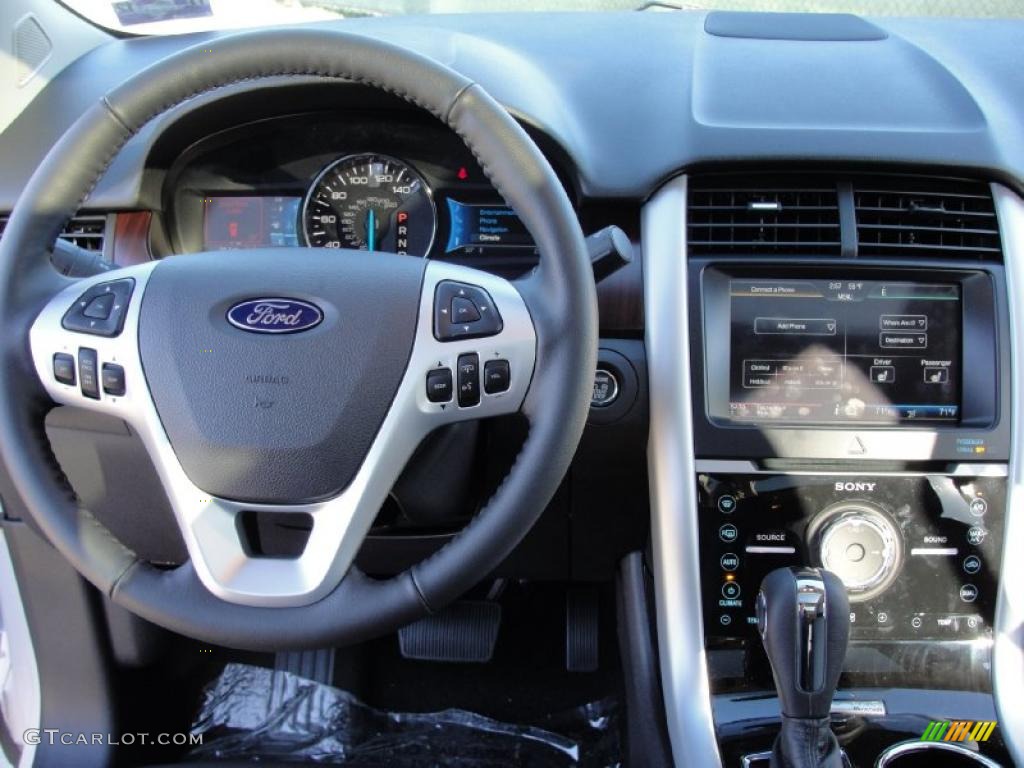 2011 Ford Edge Limited Charcoal Black Dashboard Photo #40794899