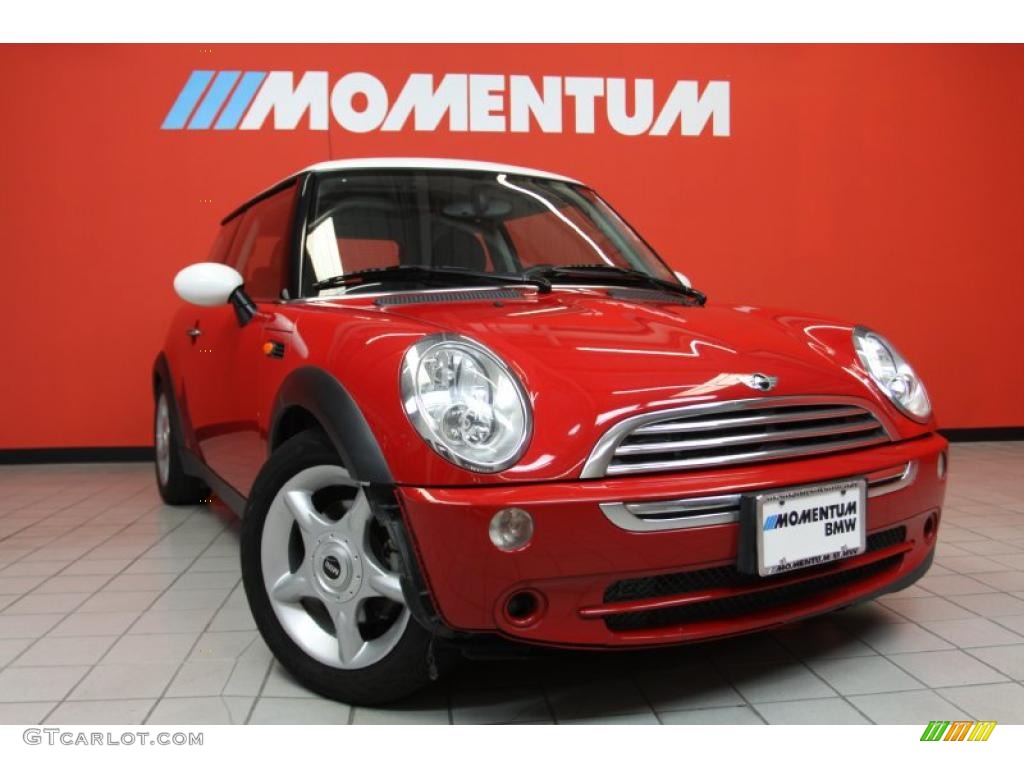 2005 Cooper Hardtop - Chili Red / Panther Black photo #1