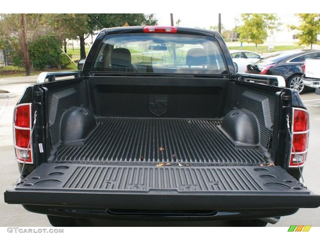 2004 Ram 1500 SLT Regular Cab 4x4 - Black / Dark Slate Gray photo #11