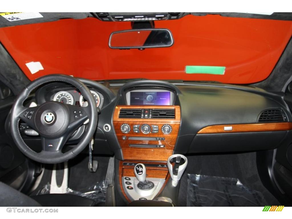 2006 BMW M6 Coupe Black Dashboard Photo #40797123