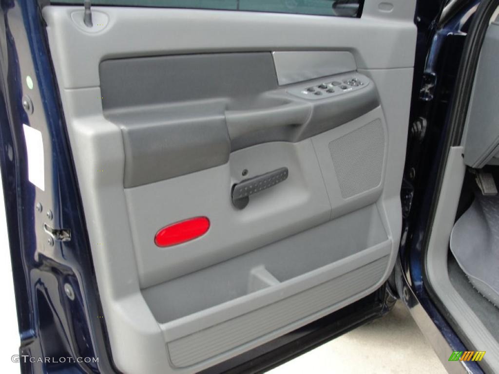 2007 Ram 1500 Lone Star Quad Cab 4x4 - Patriot Blue Pearl / Medium Slate Gray photo #32