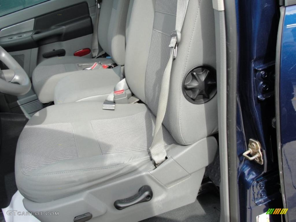2007 Ram 1500 Lone Star Quad Cab 4x4 - Patriot Blue Pearl / Medium Slate Gray photo #34