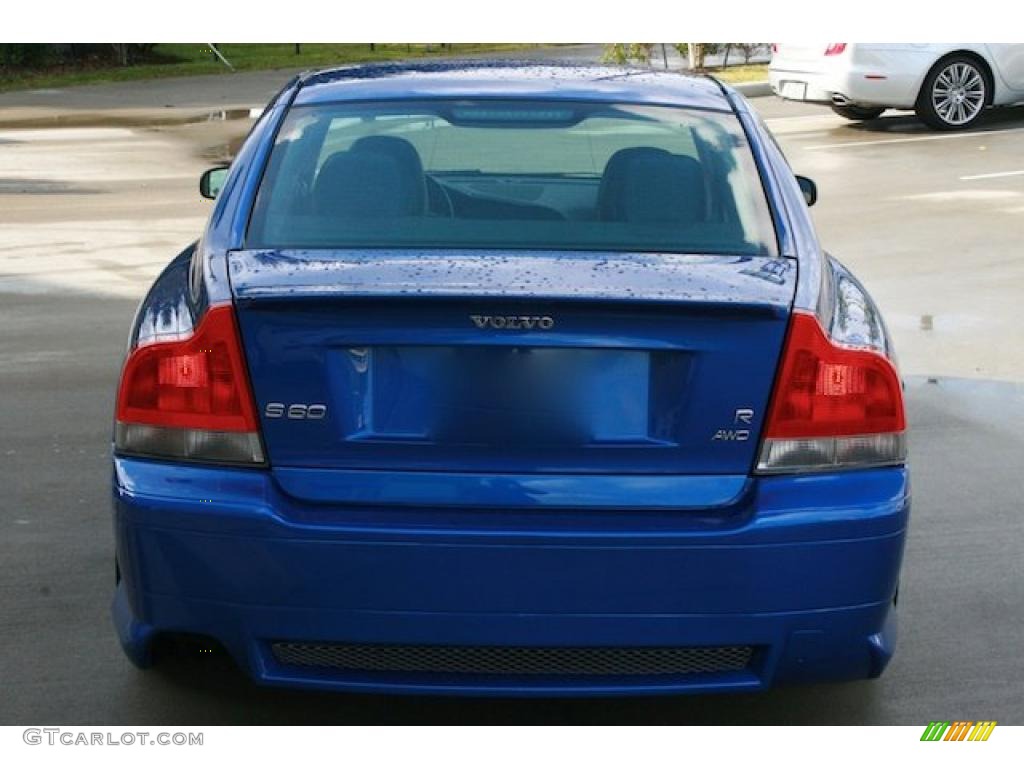 2006 S60 R AWD - R Sonic Blue Metallic / Nordkap Blue R Metallic photo #10
