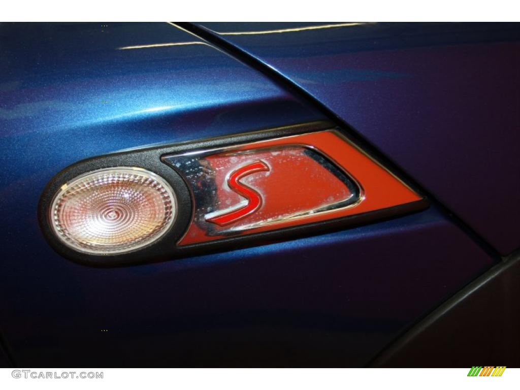 2007 Cooper S Hardtop - Lightning Blue Metallic / Punch Carbon Black photo #39