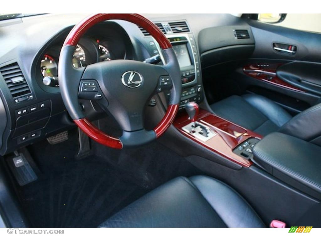 Black Interior 2008 Lexus GS 460 Photo #40798915