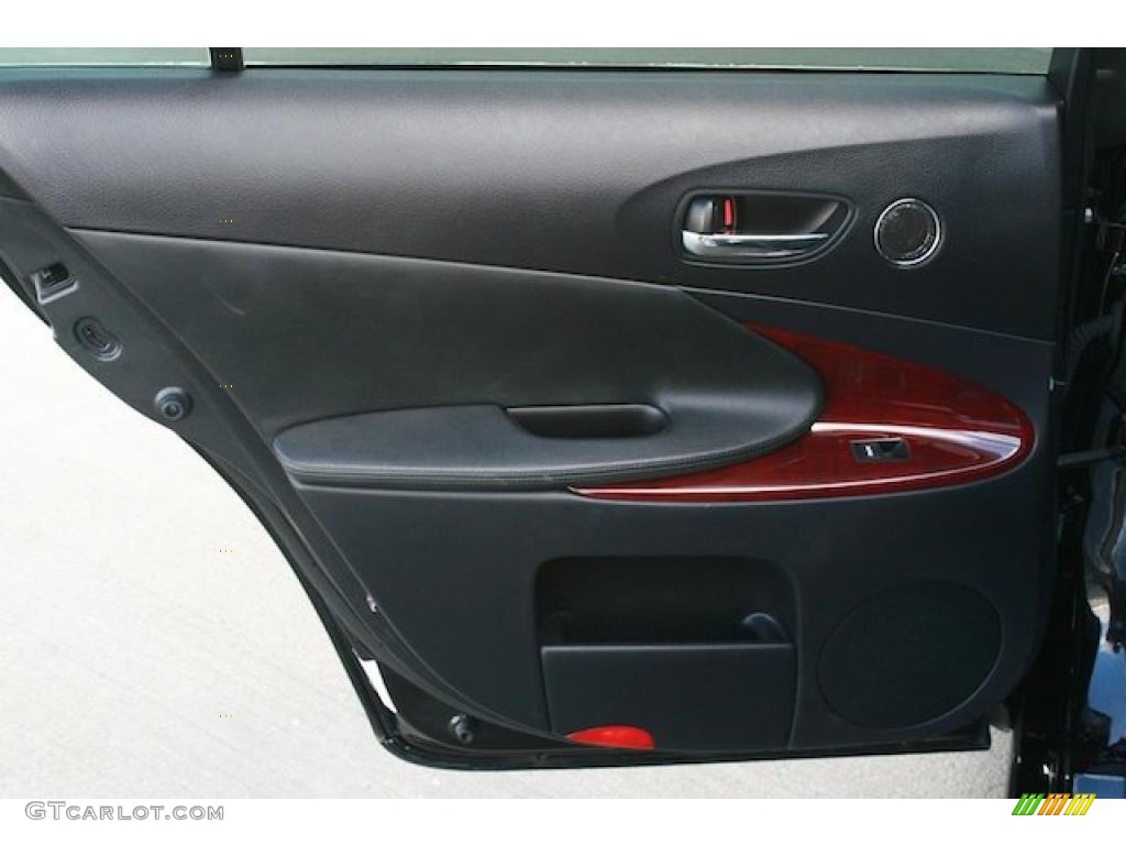 2008 Lexus GS 460 Black Door Panel Photo #40799303