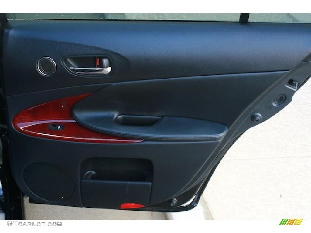 2008 Lexus GS 460 Black Door Panel Photo #40799319