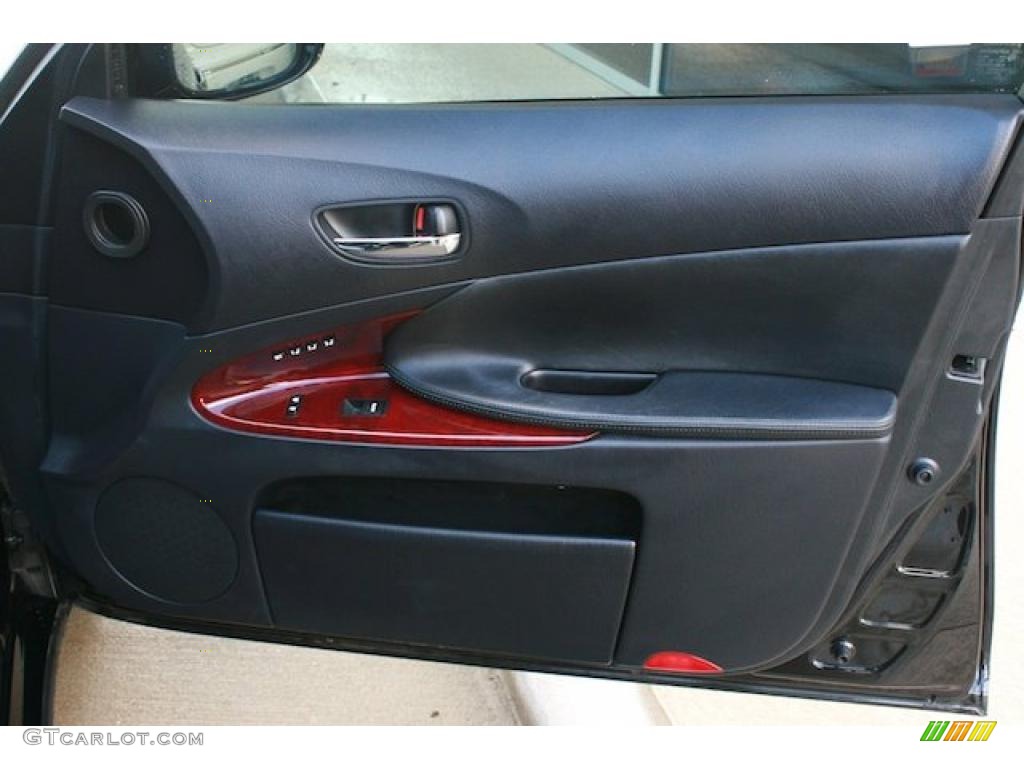 2008 Lexus GS 460 Black Door Panel Photo #40799335