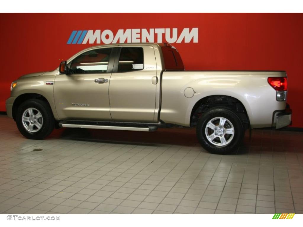 2007 Tundra Limited Double Cab 4x4 - Desert Sand Mica / Beige photo #40