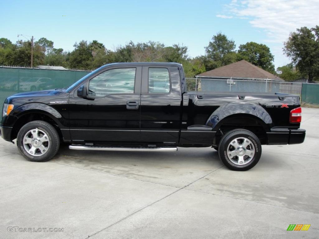 Black 2009 Ford F150 STX SuperCab Exterior Photo #40799555