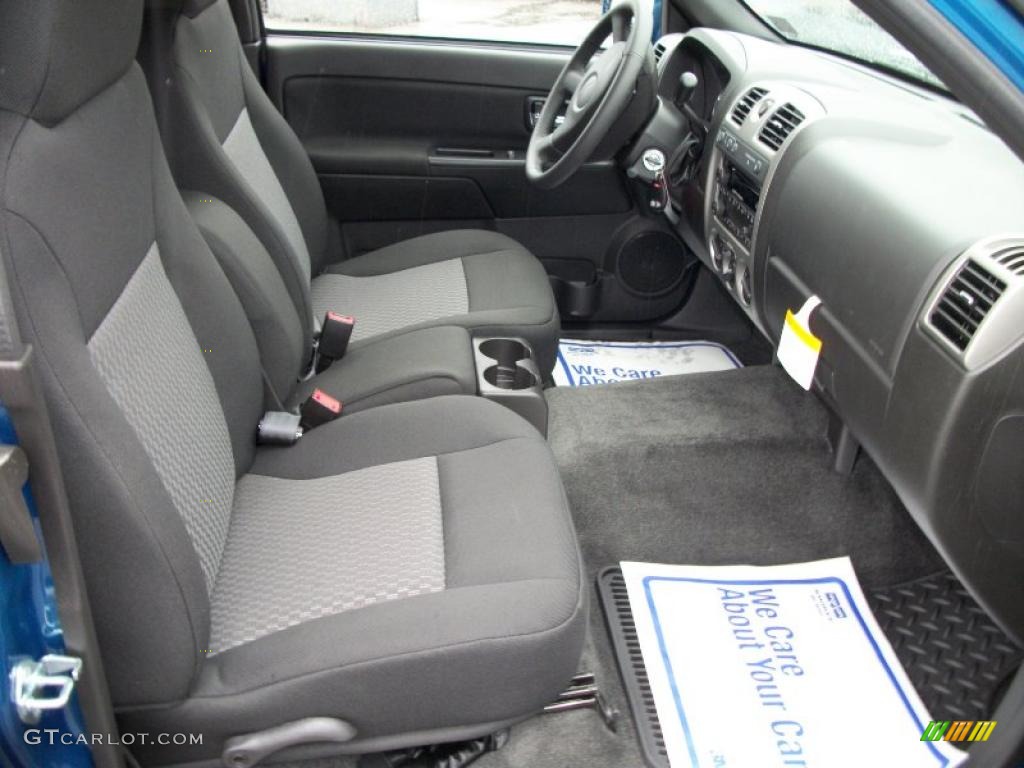 Ebony Interior 2011 Chevrolet Colorado LT Extended Cab 4x4 Photo #40800319