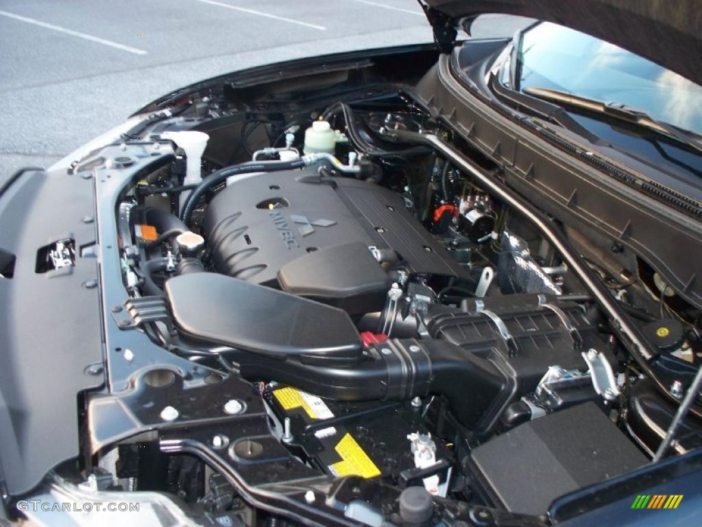 2011 Mitsubishi Outlander SE 2.4 Liter DOHC 16-Valve MIVEC 4 Cylinder Engine Photo #40800603