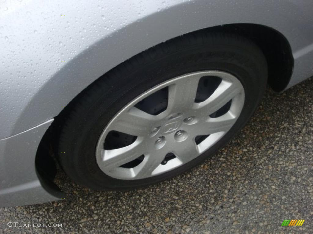 2008 Civic LX Coupe - Alabaster Silver Metallic / Gray photo #7
