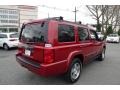 2009 Inferno Red Crystal Pearl Jeep Commander Sport 4x4  photo #4