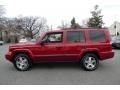 2009 Inferno Red Crystal Pearl Jeep Commander Sport 4x4  photo #5