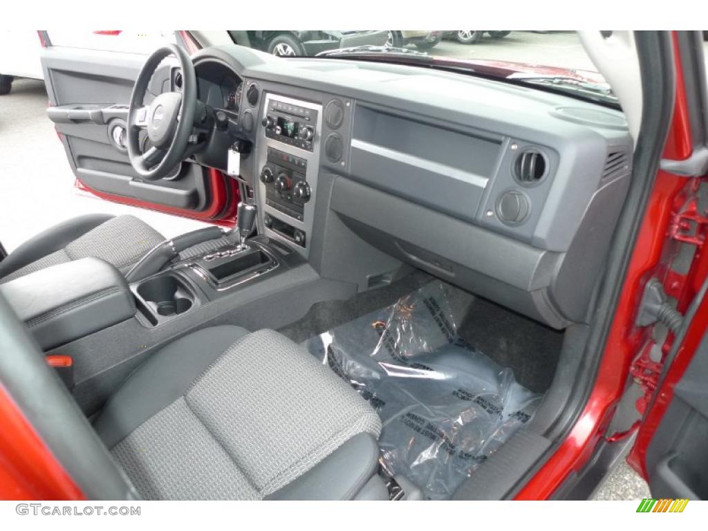 Dark Slate Gray Interior 2009 Jeep Commander Sport 4x4 Photo #40801555