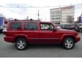 2009 Inferno Red Crystal Pearl Jeep Commander Sport 4x4  photo #14