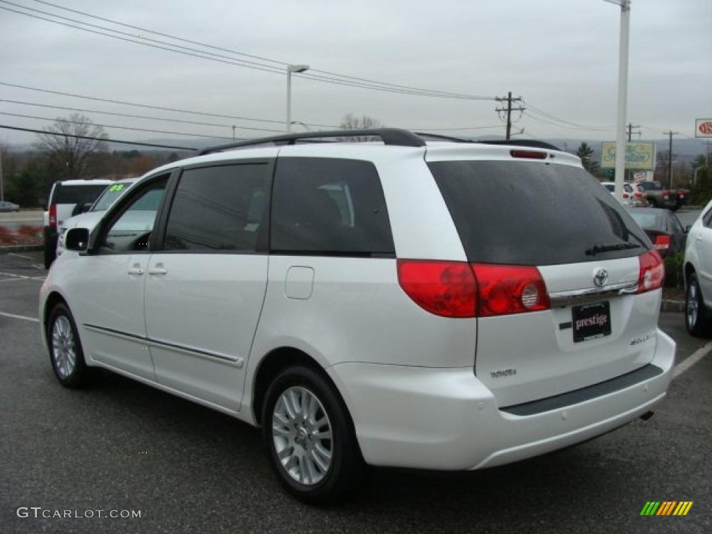 2008 Sienna Limited - Natural White / Fawn photo #4