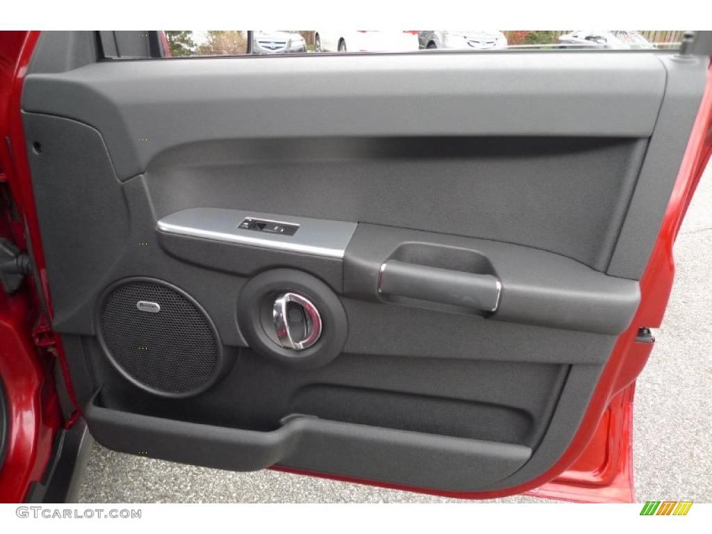 2009 Jeep Commander Sport 4x4 Dark Slate Gray Door Panel Photo #40802147