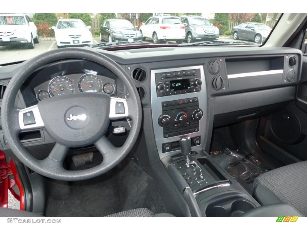 2009 Jeep Commander Sport 4x4 Dark Slate Gray Dashboard Photo #40802331