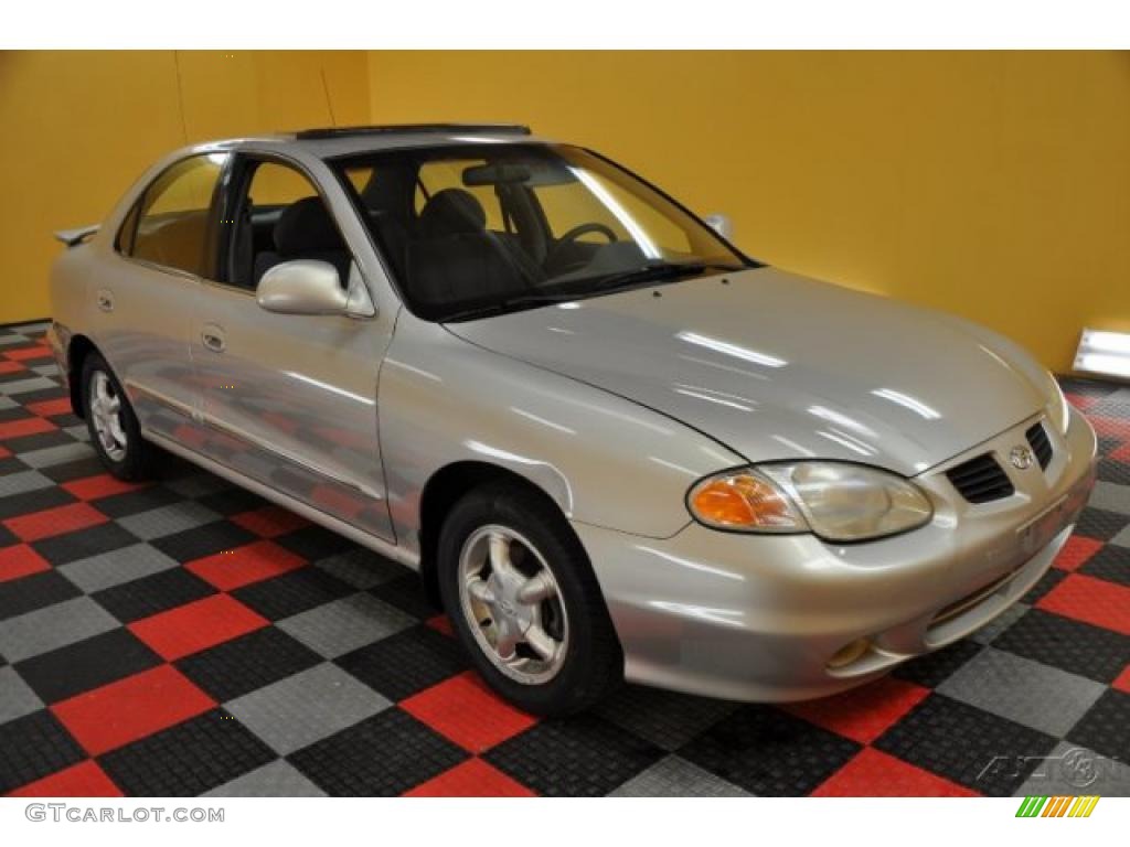 2000 Elantra GLS Sedan - Sandalwood / Gray photo #1