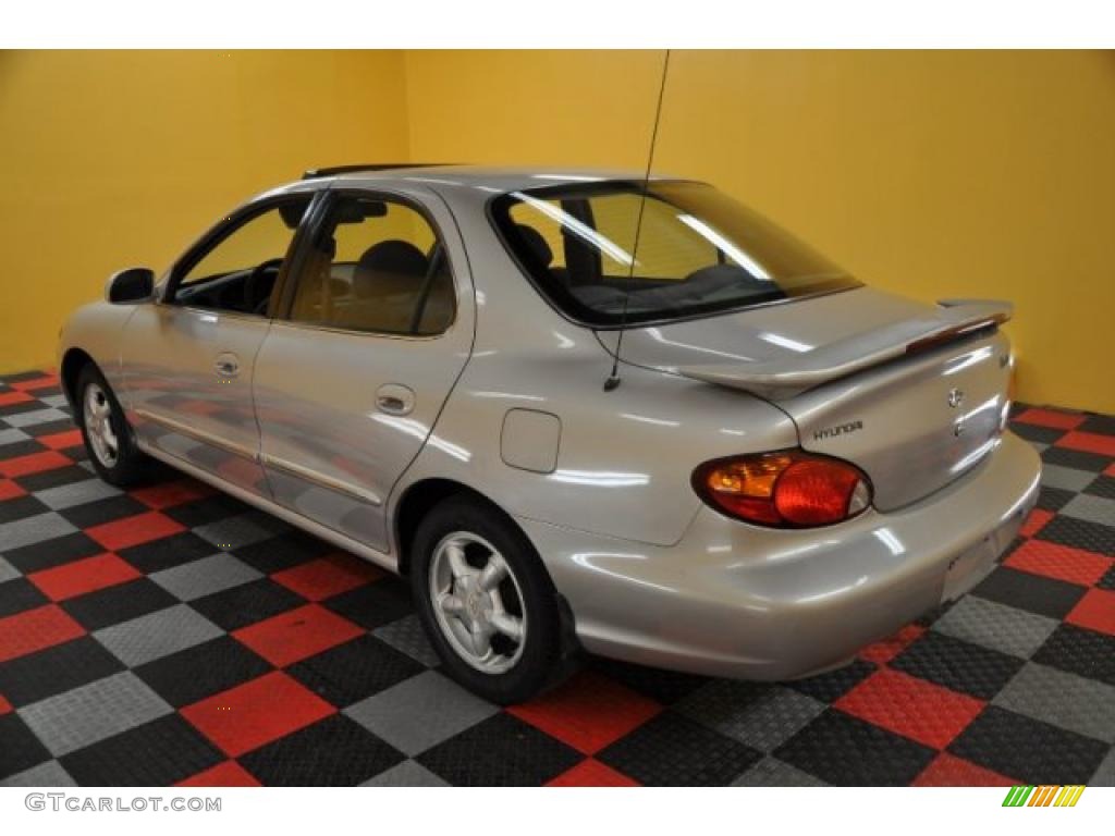 2000 Elantra GLS Sedan - Sandalwood / Gray photo #3
