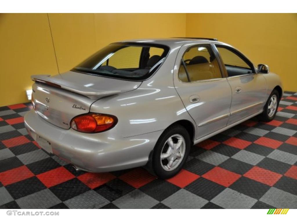2000 Elantra GLS Sedan - Sandalwood / Gray photo #4