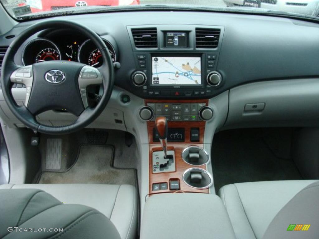 2010 Toyota Highlander Limited 4WD Ash Dashboard Photo #40804347