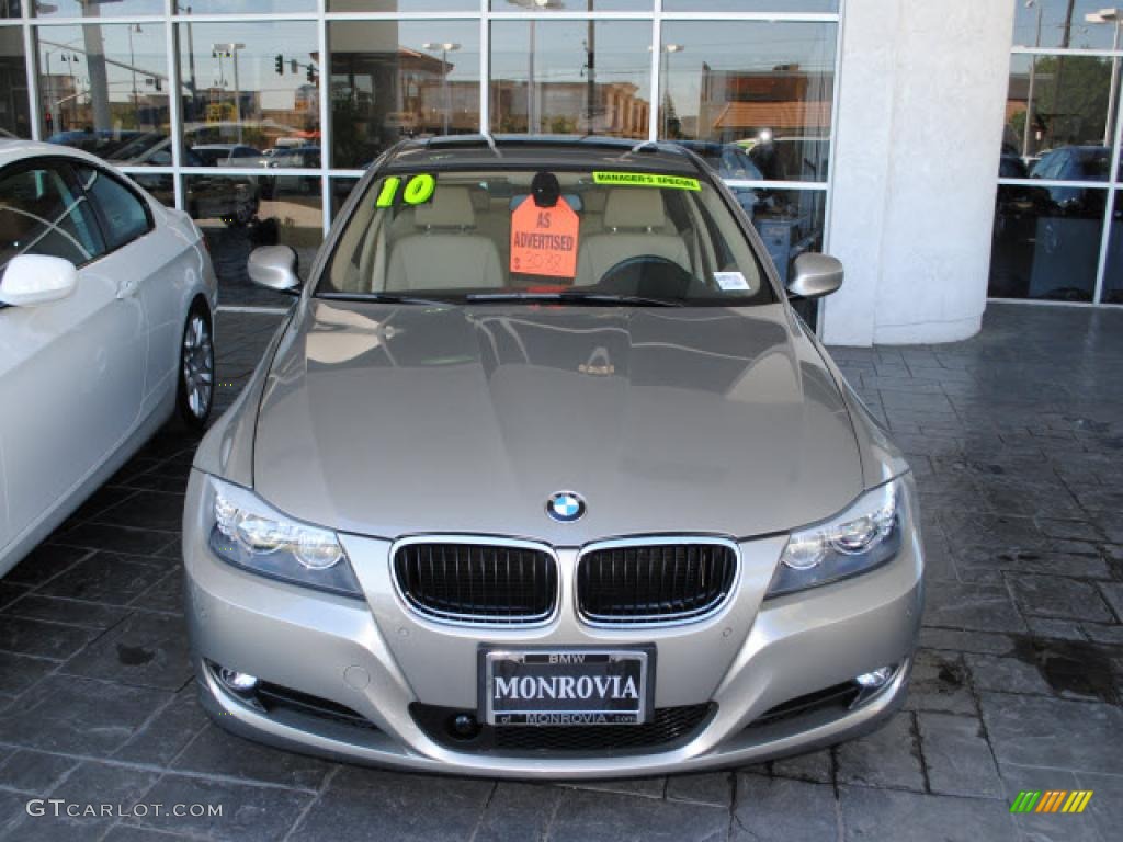 2010 3 Series 328i Sedan - Platinum Bronze Metallic / Beige photo #2
