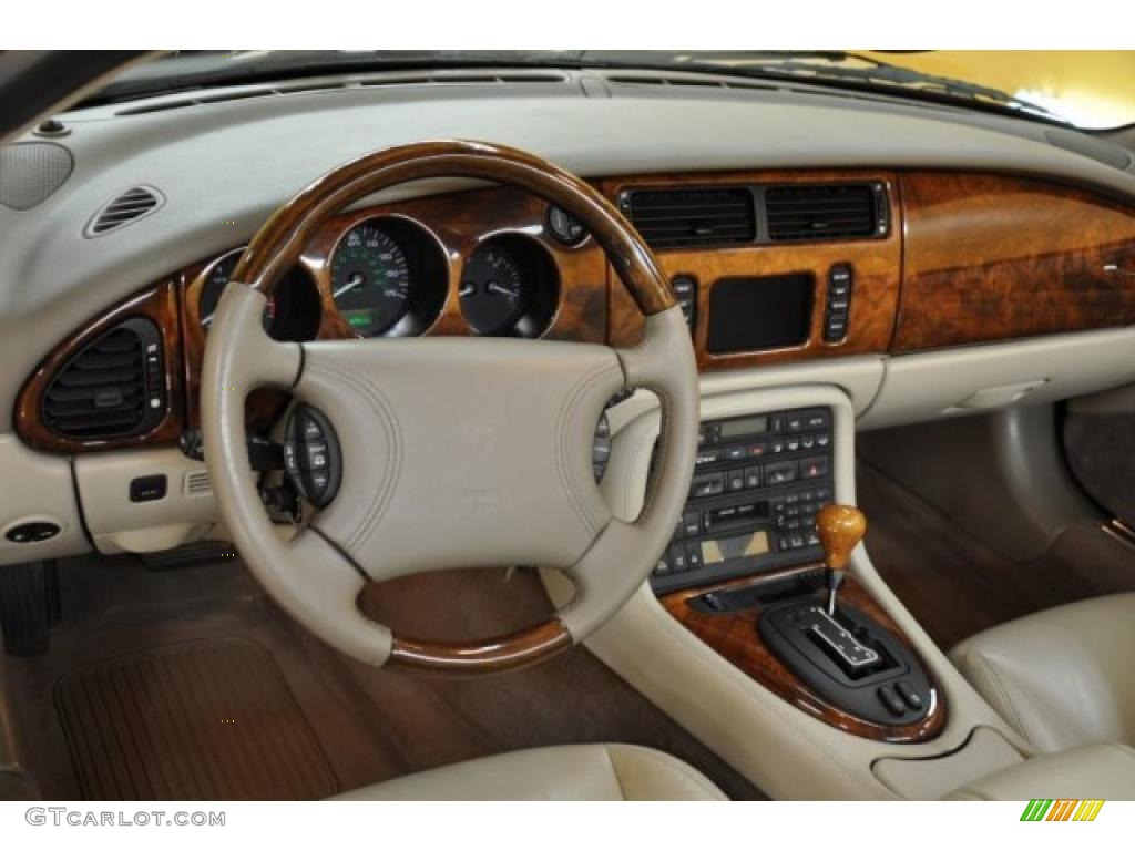 2000 Jaguar XK XKR Convertible Cashmere Dashboard Photo #40804455