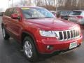 2011 Inferno Red Crystal Pearl Jeep Grand Cherokee Laredo X Package 4x4  photo #16
