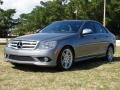 2009 Palladium Silver Metallic Mercedes-Benz C 350 Sport  photo #10