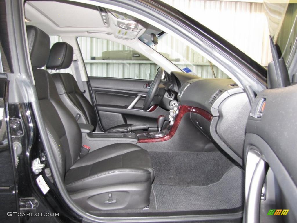 Off Black Interior 2009 Subaru Legacy 2.5i Limited Sedan Photo #40805751