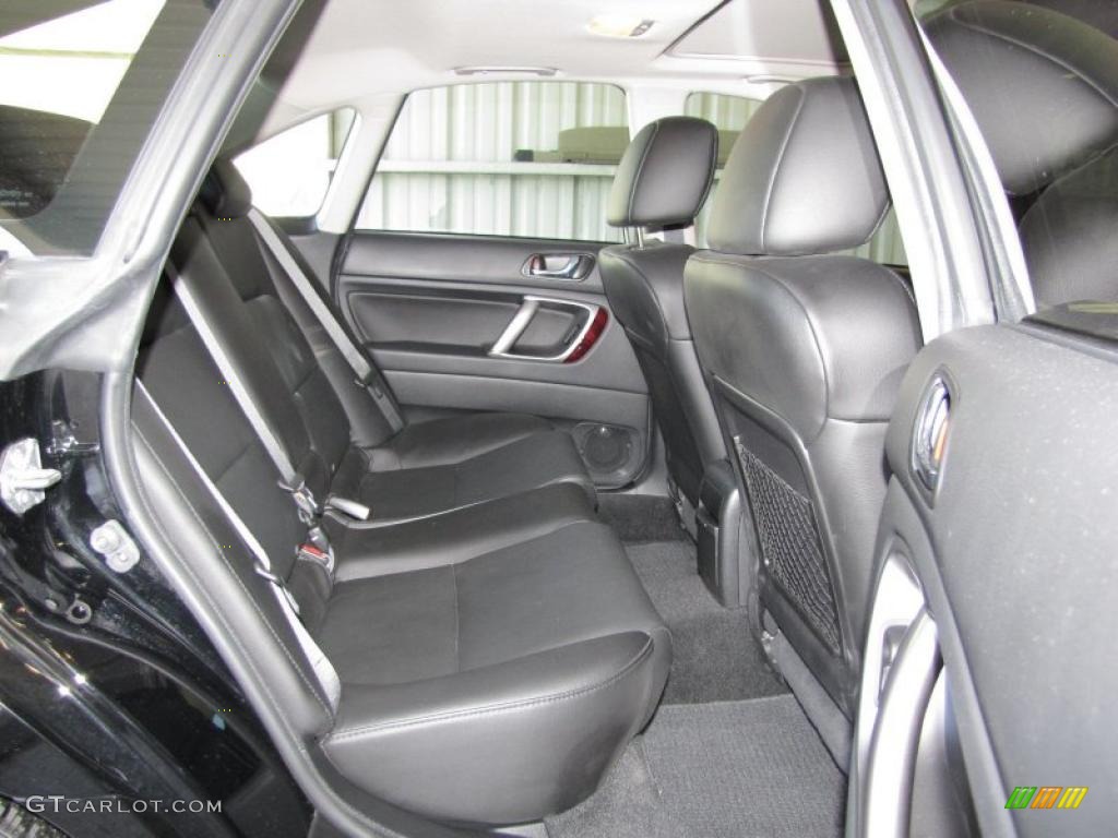 Off Black Interior 2009 Subaru Legacy 2.5i Limited Sedan Photo #40805767
