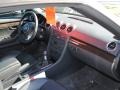 Black 2004 Audi S4 4.2 quattro Cabriolet Dashboard