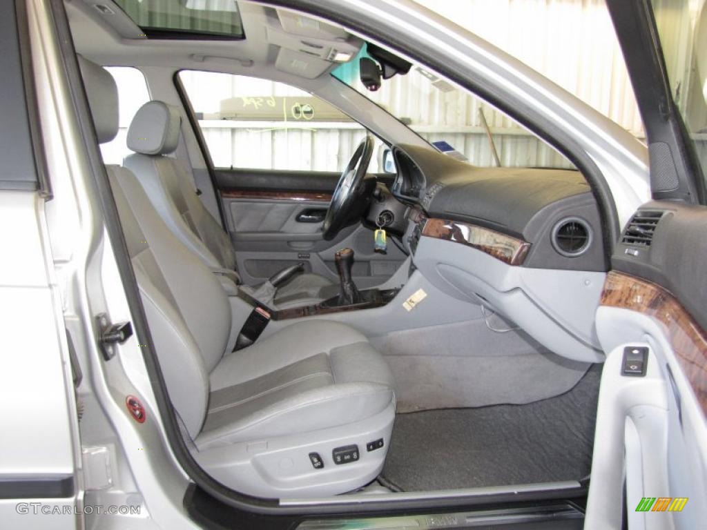 Gray Interior 2000 BMW 5 Series 540i Sedan Photo #40806059