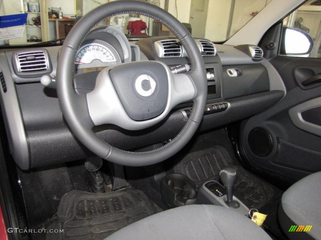 2009 Smart fortwo pure coupe Gray Dashboard Photo #40808555