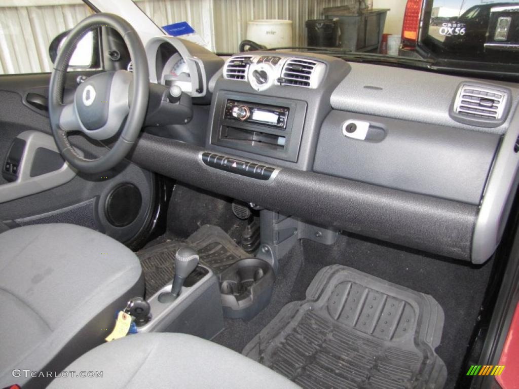 2009 Smart fortwo pure coupe Gray Dashboard Photo #40808571