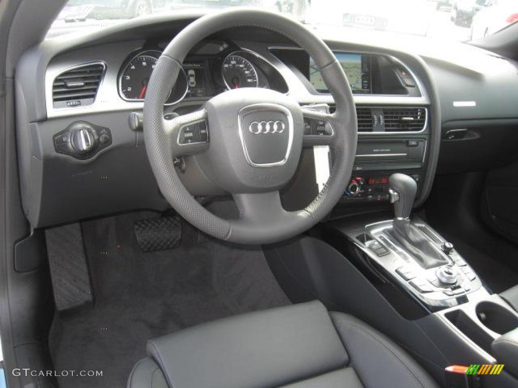 2011 Audi A5 2.0T quattro Coupe Black Dashboard Photo #40809987