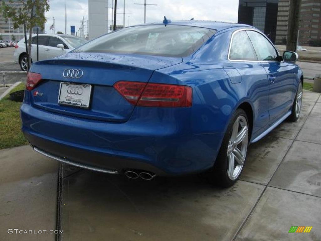 2011 S5 4.2 FSI quattro Coupe - Sprint Blue Pearl Effect / Black Silk Nappa Leather photo #4