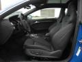 Black Silk Nappa Leather Interior Photo for 2011 Audi S5 #40810271