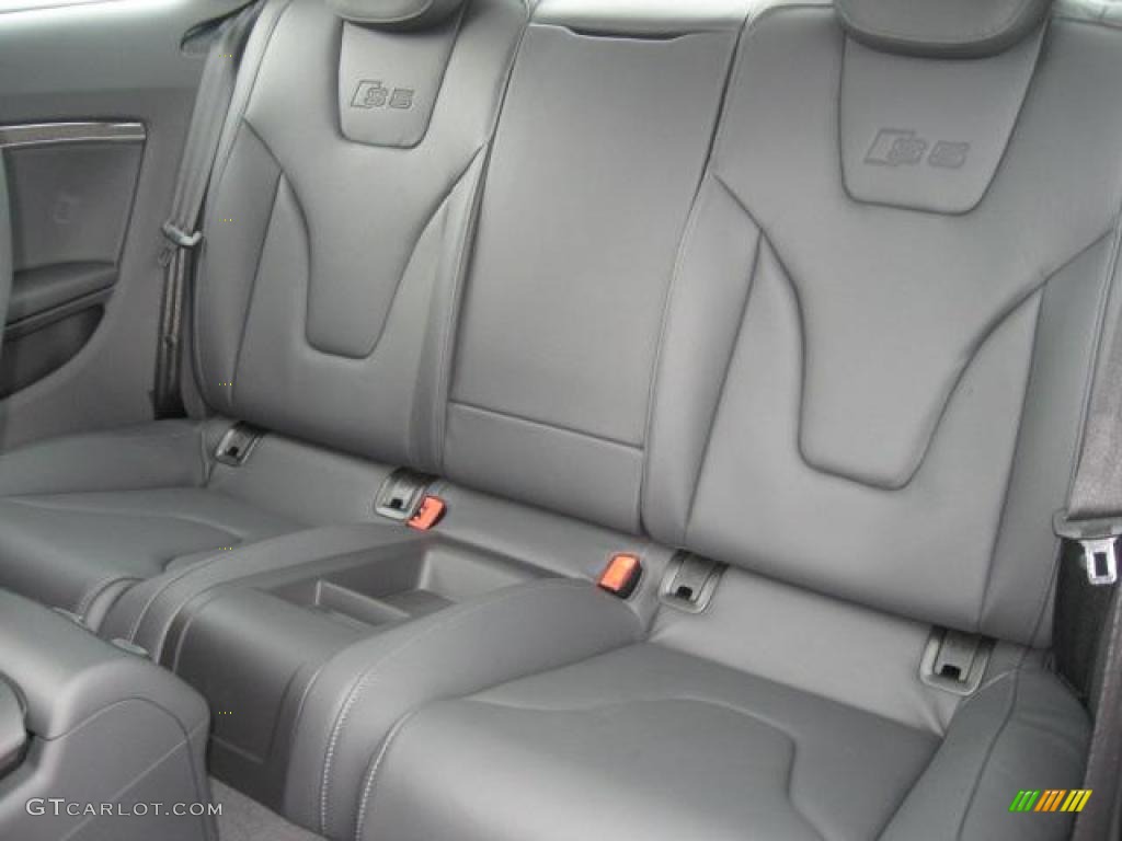 Black Silk Nappa Leather Interior 2011 Audi S5 4.2 FSI quattro Coupe Photo #40810303