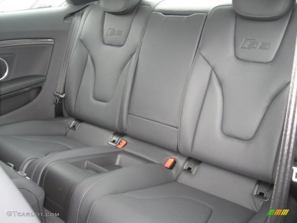 Black Silk Nappa Leather Interior 2011 Audi S5 4.2 FSI quattro Coupe Photo #40810463