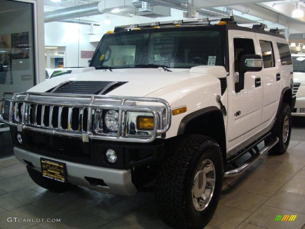 Birch White 2008 Hummer H2 SUV Exterior Photo #40810895