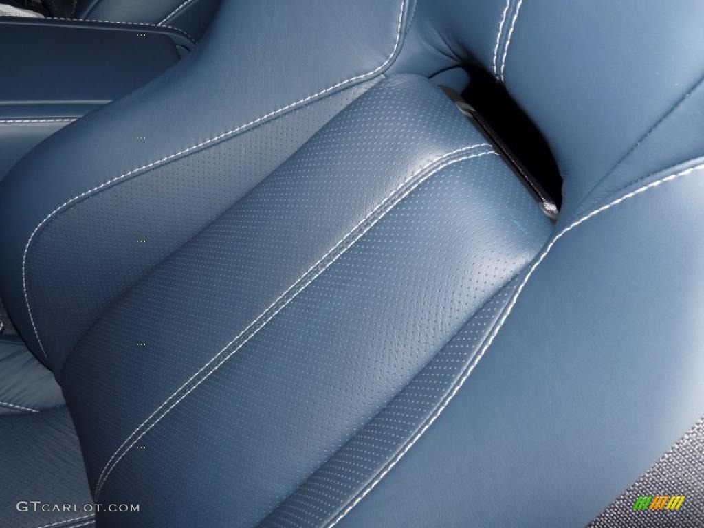 Baltic Blue Interior 2011 Aston Martin V8 Vantage Roadster Photo #40811679