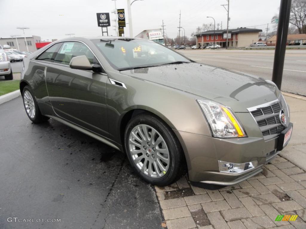 Tuscan Bronze ChromaFlair 2011 Cadillac CTS 4 AWD Coupe Exterior Photo #40811827