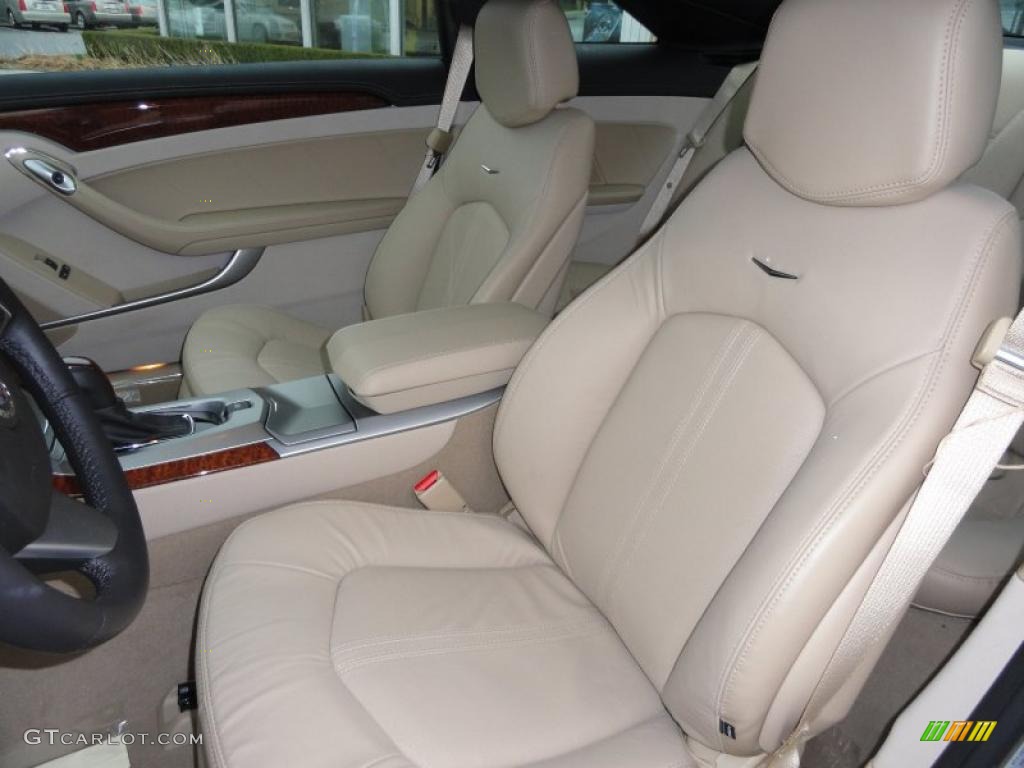 Cashmere/Cocoa Interior 2011 Cadillac CTS 4 AWD Coupe Photo #40811955