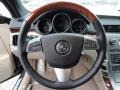 Cashmere/Cocoa 2011 Cadillac CTS 4 AWD Coupe Steering Wheel