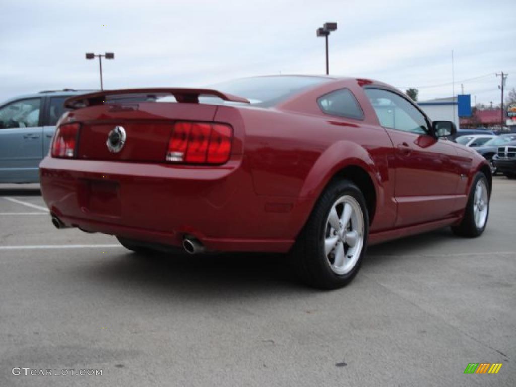 Dark Candy Apple Red 2008 Ford Mustang GT Premium Coupe Exterior Photo #40812099