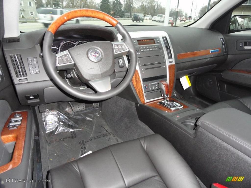 Ebony Interior 2011 Cadillac STS V6 Luxury Photo #40812239